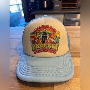 American Eagle blue and white trucker hat - OS